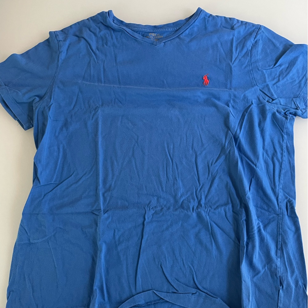 Blue Polo Ralph Loren, Large 100% Cotton T-Shirt